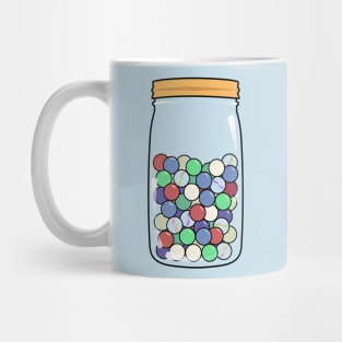 Jar Full of Marbles Mug